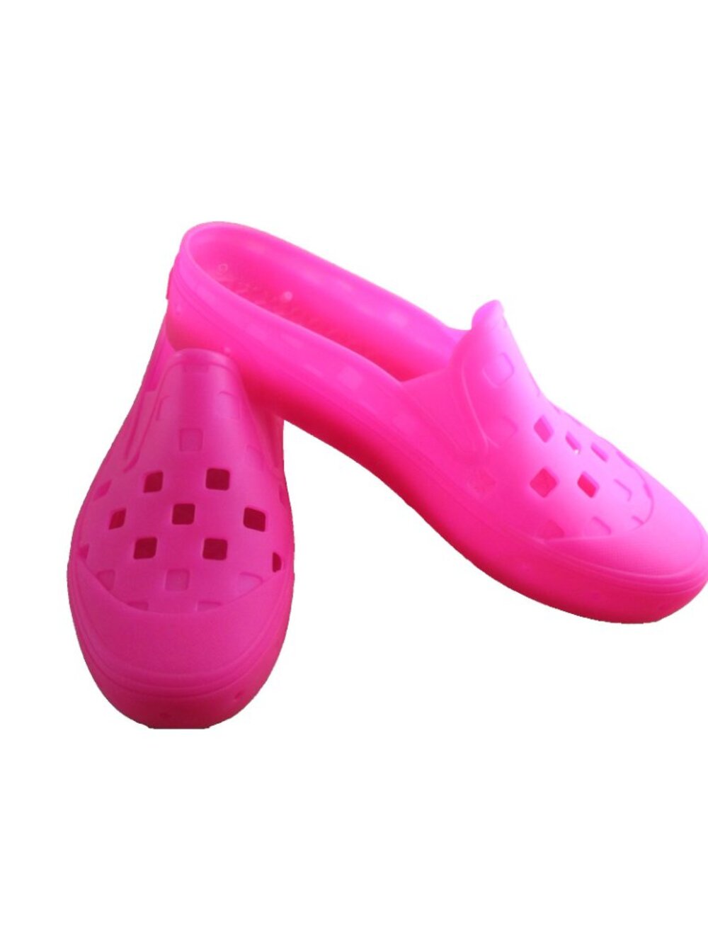Vans Men's Slip On Mule Trek Hot Pink Rubber Water Shoes Size 13 NEW - Picture 4 of 7